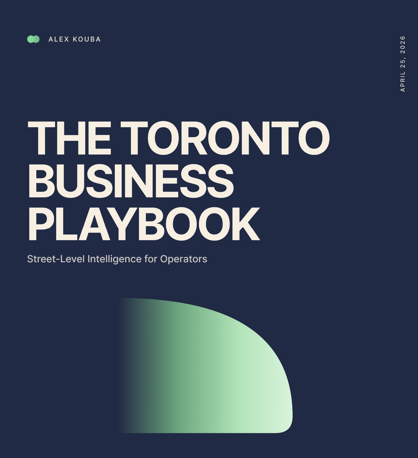 The Greater Toronto Market Outlook 2026